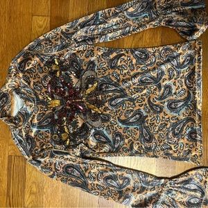 Free people sequined top